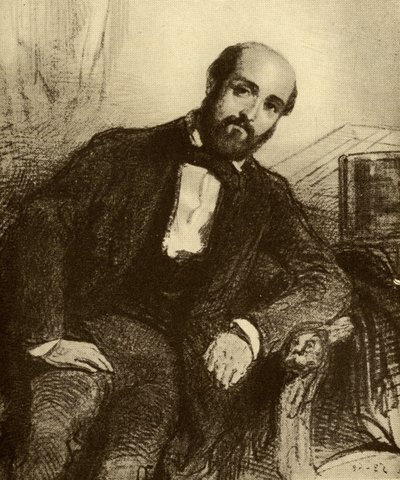 Henry Murger (1822-61) by Paul Gavarni