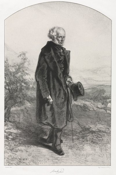 Jean Baptiste Isabey by Paul Gavarni