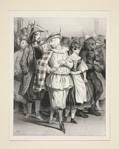 The Musard Ball by Paul Gavarni