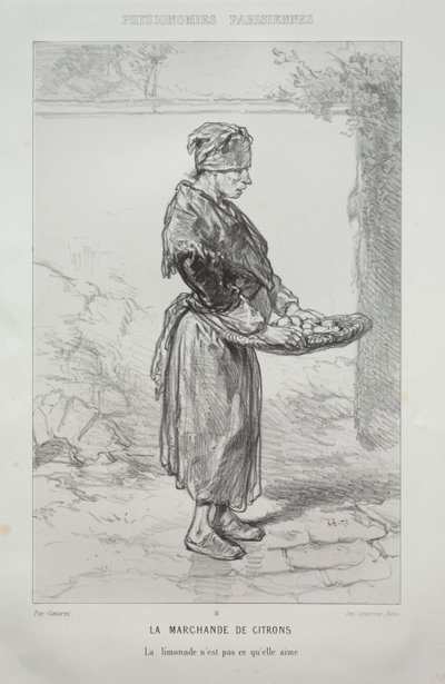 The Lemon Seller by Paul Gavarni