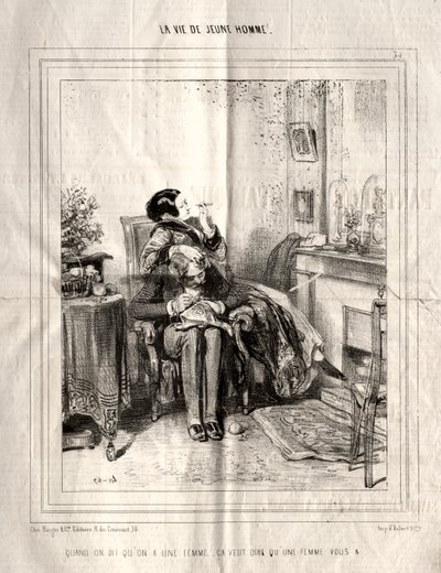The Life of a Young Man by Paul Gavarni
