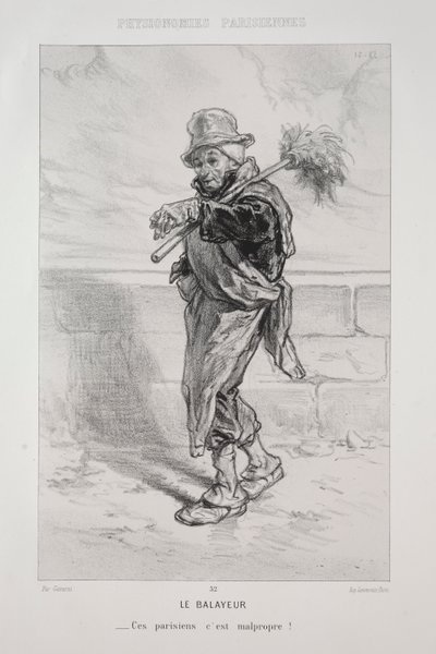 The Sweeper by Paul Gavarni