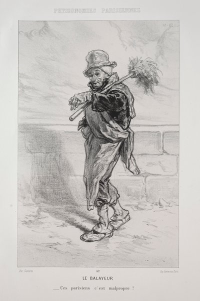 The Sweeper by Paul Gavarni