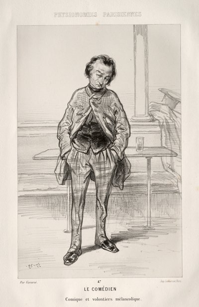 The Comedian by Paul Gavarni