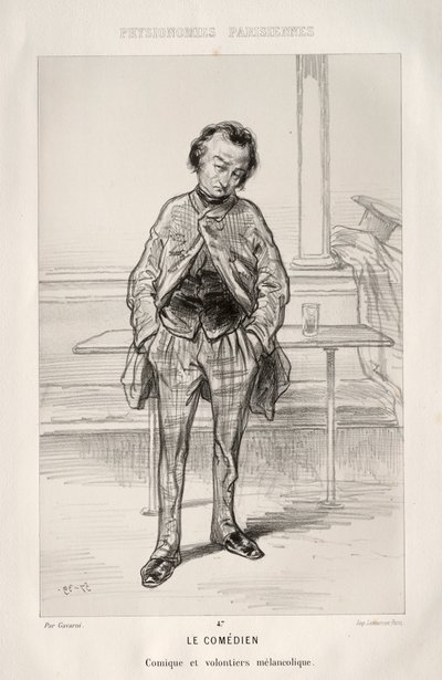 The Comedian by Paul Gavarni