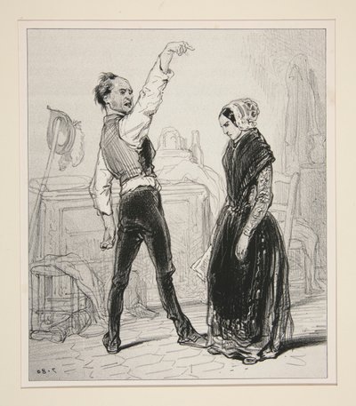 The Comedian Husband by Paul Gavarni