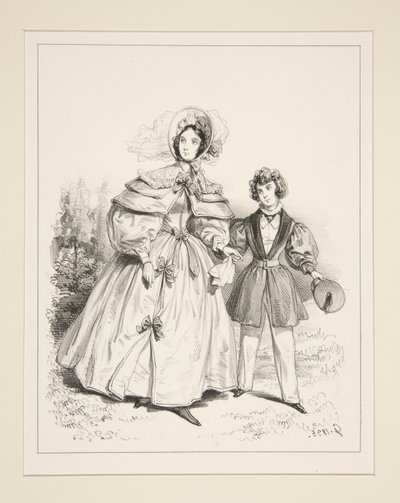 Morning Negligee. 1835. by Paul Gavarni