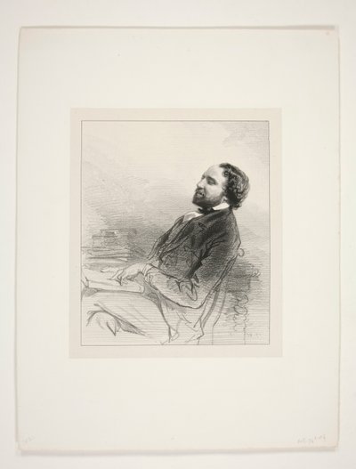 Old-Nick (Emile Forgues) by Paul Gavarni