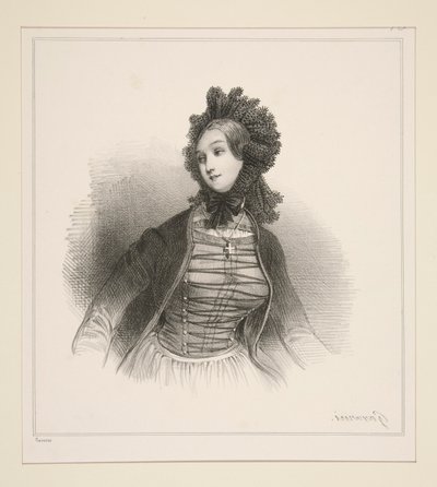 Peasant Woman from the Canton of Solothurn by Paul Gavarni