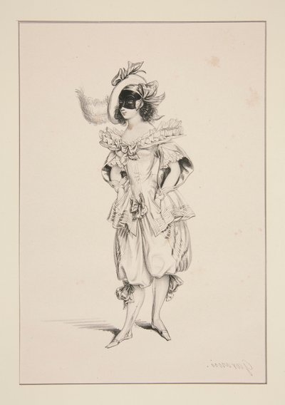 Pierrot by Paul Gavarni