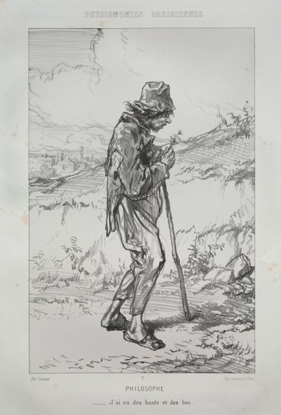 Philosopher by Paul Gavarni