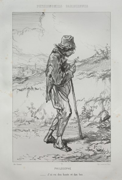 Philosopher by Paul Gavarni