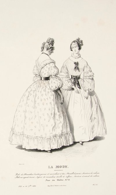 Muslin Dress with Embroidery by Paul Gavarni
