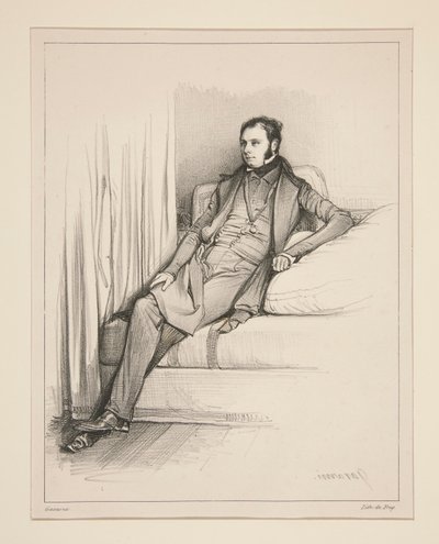 S. Henry Berthoud by Paul Gavarni