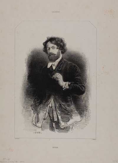 Self-Portrait by Paul Gavarni