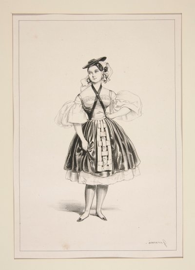 Tyrolienne by Paul Gavarni