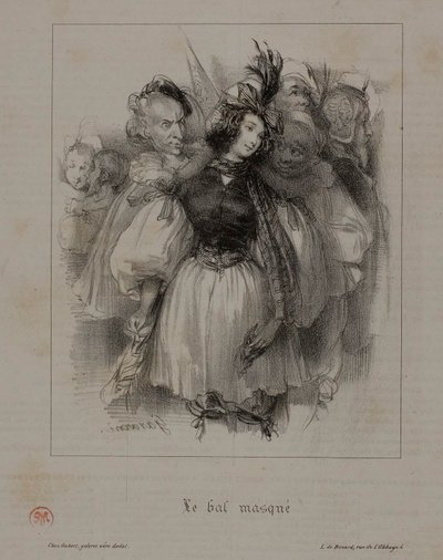 The Masked Ball by Paul Gavarni