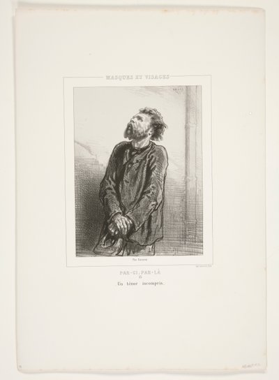 A Misunderstood Tenor by Paul Gavarni