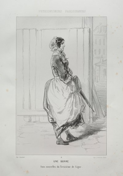 A Good Maid by Paul Gavarni