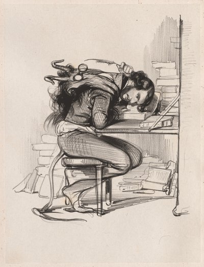 Émile Forgues Old Nick, c1835-1840 by Paul Gavarni