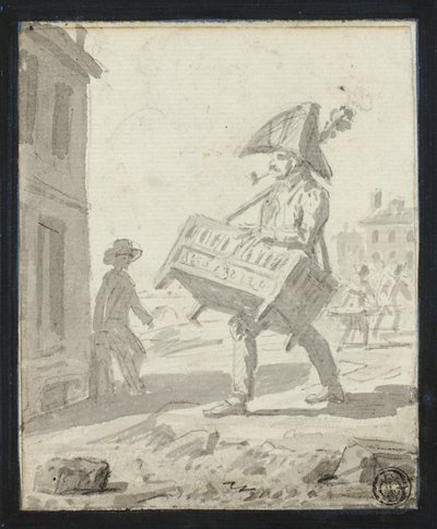 Soldier Carrying a Piece of Furniture by Paul Gregoire