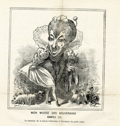 Illustration of Hadol (1835-1875) in Le Charivari by Paul Hadol