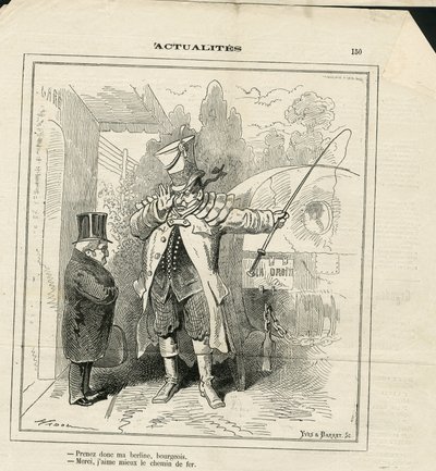 Illustration of Hadol (1835-1875) in Le Charivari by Paul Hadol