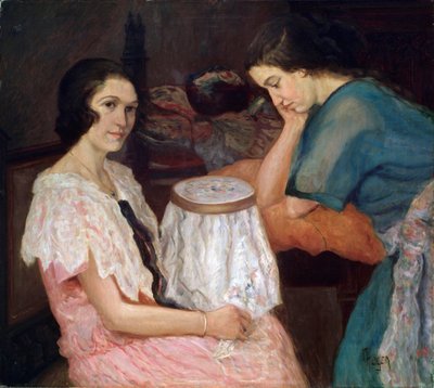 The Embroideress by Paul Hagen