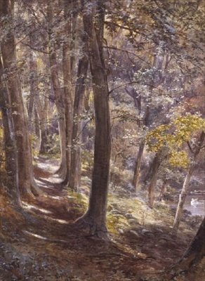 A Woodland Glade by Paul Jacob Naftel