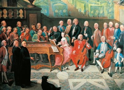 Concert in Luttich by Paul Joseph Delcloche