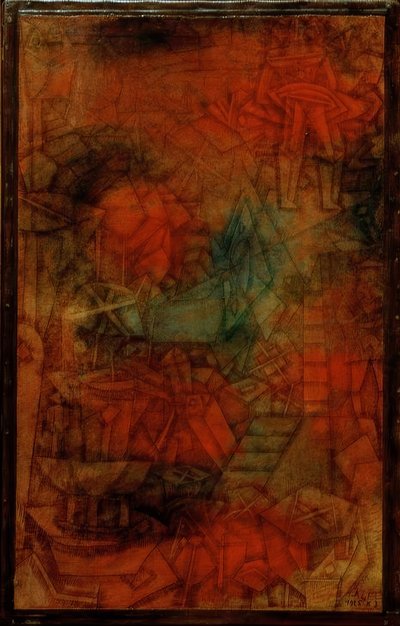 (Theater) Stage Rehearsal by Paul Klee