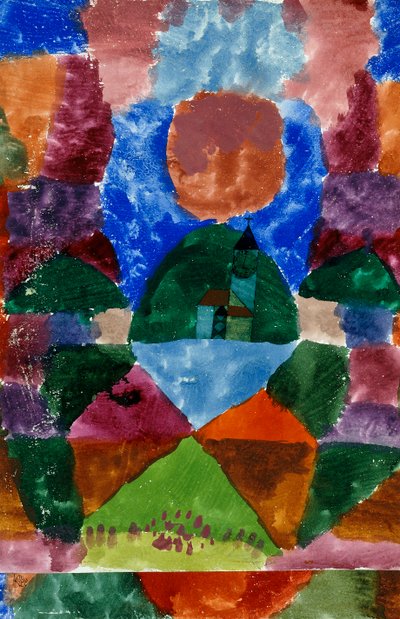 A Compressed View of Tegernsee by Paul Klee