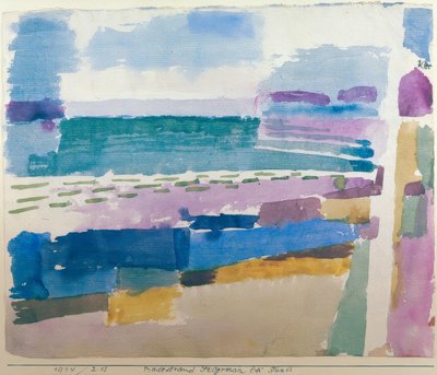 Beach St. Germain near Tunis by Paul Klee