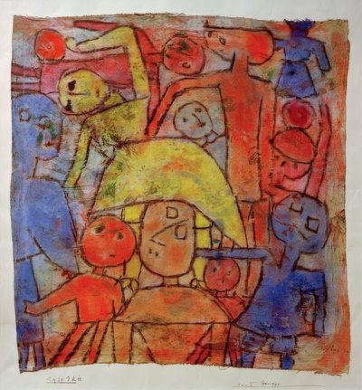 Colorful Group by Paul Klee