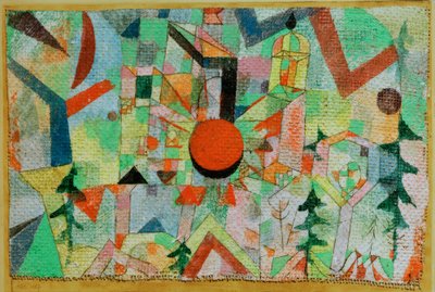 Castle with Setting Sun by Paul Klee