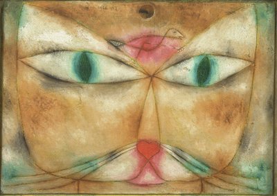 Cat and Bird by Paul Klee