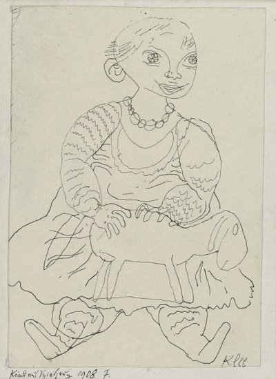 Child with a Toy by Paul Klee