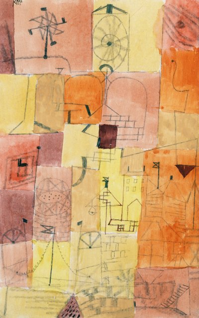 City of Children with Windmill by Paul Klee