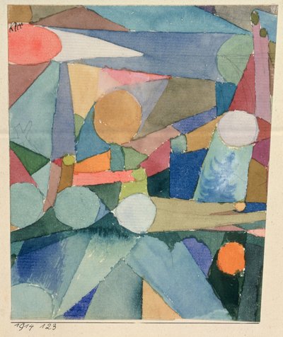 Colour Shapes by Paul Klee