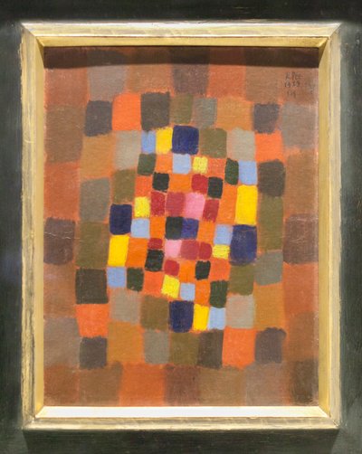 Colourful Flowerbed by Paul Klee