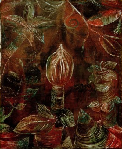 Decorative Plant Picture The Bud by Paul Klee