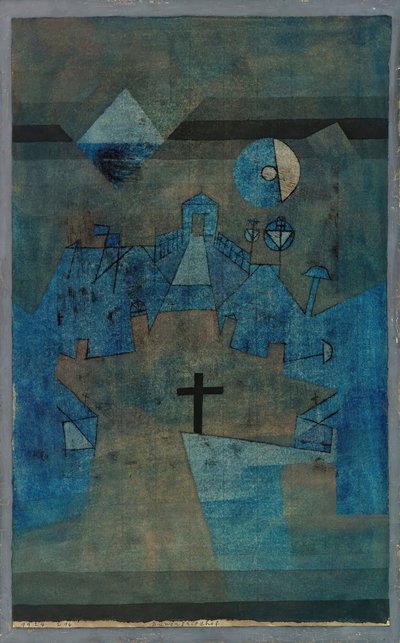 Dunes Cemetery, 1924 by Paul Klee