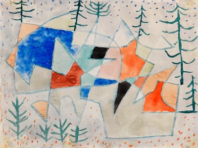 Noble Cliff, 1933 by Paul Klee