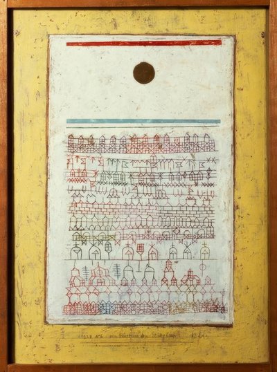 A Page from the City Book by Paul Klee