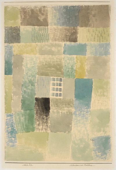 First House of a Settlement, 1926 by Paul Klee