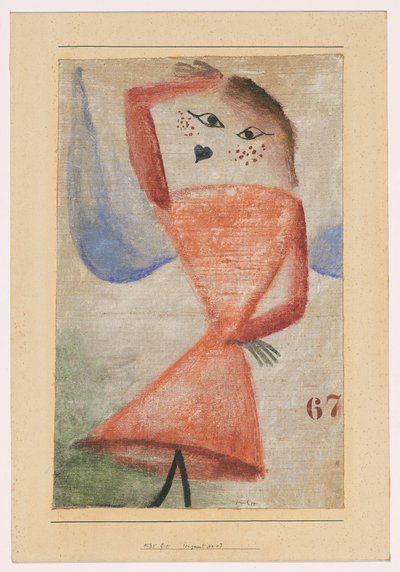 Fragment Nr. 67 (Angel) by Paul Klee