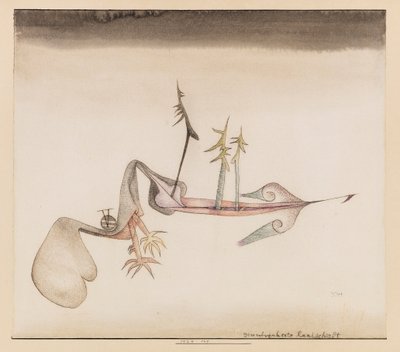 Grundverhexte Landschaft by Paul Klee