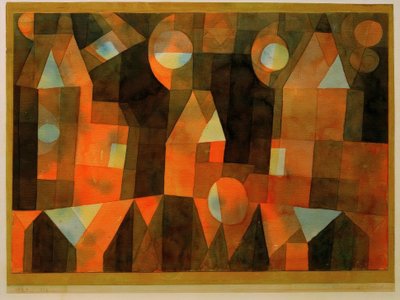 Houses on the Bridge by Paul Klee