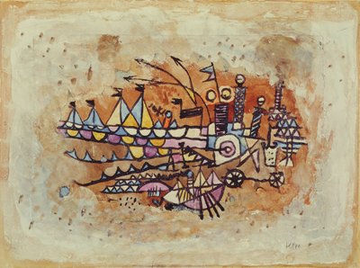 Harbour Scene by Paul Klee