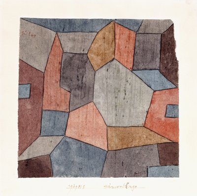 Narrow Houses by Paul Klee